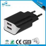 Laadukas 2-portti-USB-seinälaturi