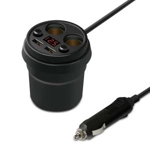 LED-näyttö USB-autolaturi