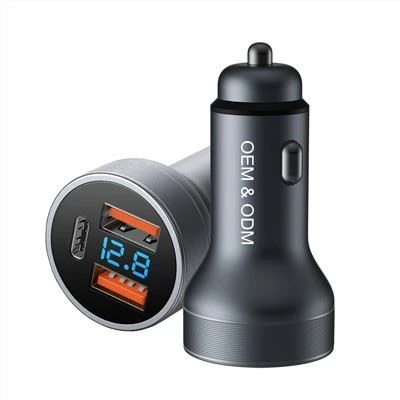Qc3.0 Usb-autolaturi LEDillä