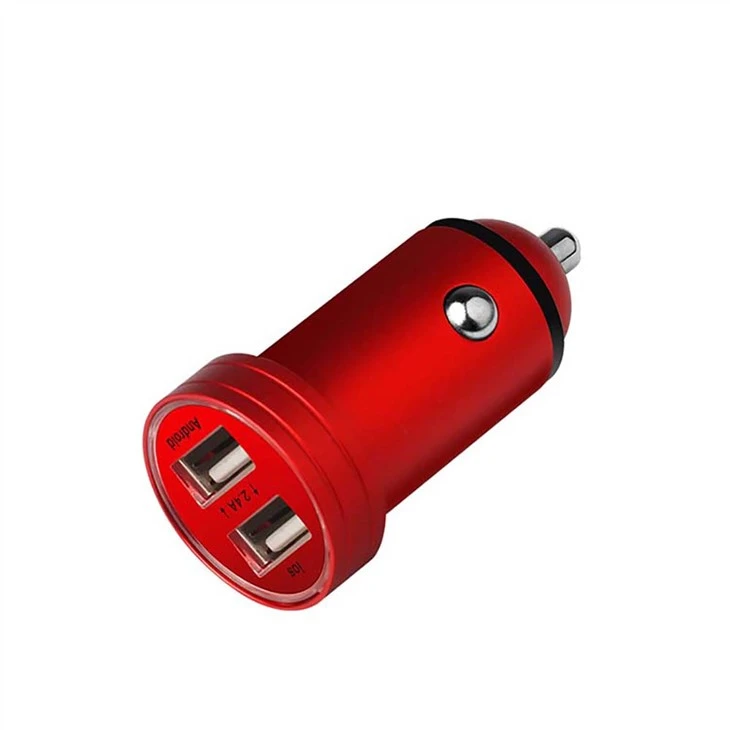 2.4A Double Usb Car Charger For Android